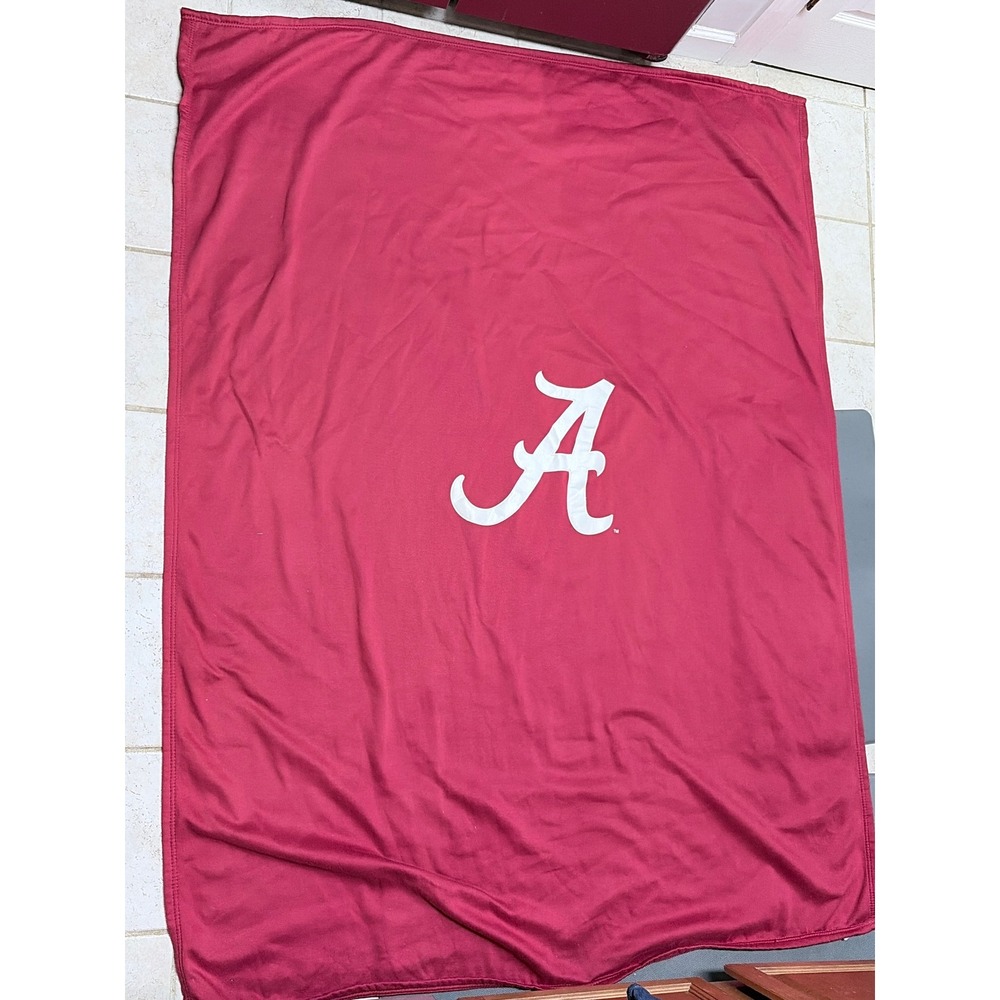 Alabama Crimson Tide Sweatshirt Blanket Logo Chair Inc Crimson Red 54x84 Throw
